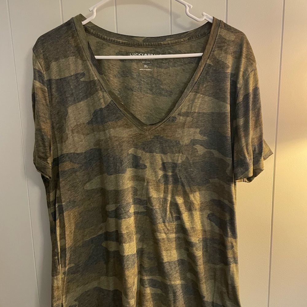 Lucky Brand Camouflage Tee
